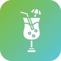 Pina Colada Vector Icon Style