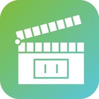 Clapperboard Vector Icon Style