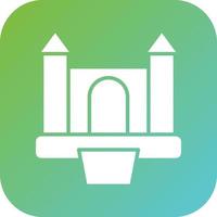 Bouncy Castle Vector Icon Style