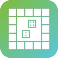 tablero juego vector icono estilo