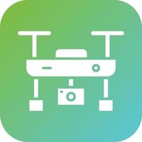 Camera Drone Vector Icon Style
