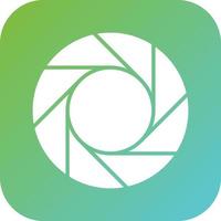 Diaphragm Vector Icon Style