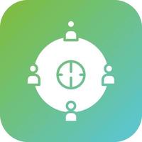 User Connection Vector Icon Style