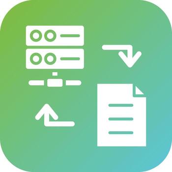 File Backup Vector Icon Style
