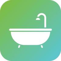 Bathtub Vector Icon Style