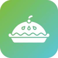 Apple Pie Vector Icon Style