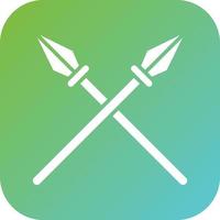 Spear Vector Icon Style