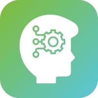 Critical Thinking Vector Icon Style