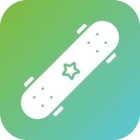Skateboard Vector Icon Style