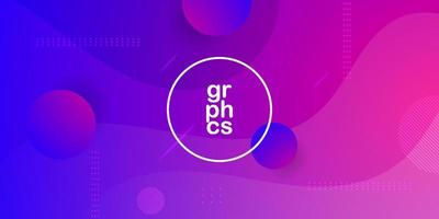 Bright colorful purple with wavy shapes gradient background. simple pattern for display product ad website template wallpaper poster. Eps10 vector