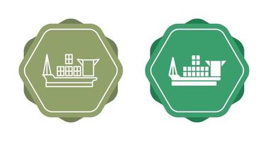 Cargo Ship Vector Icon