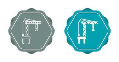 Harbor Crane Vector Icon