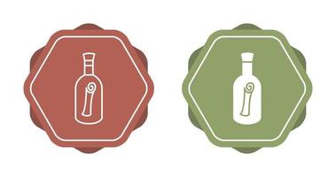 Scroll in Bottle Vector Icon