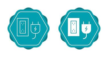 Plug and Socket Vector Icon