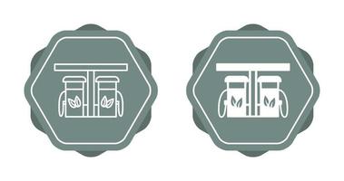 Eco friendly Petrol Pump Vector Icon