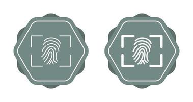 Fingerprint Vector Icon