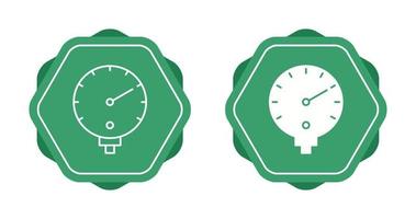 Pressure Gauge Vector Icon