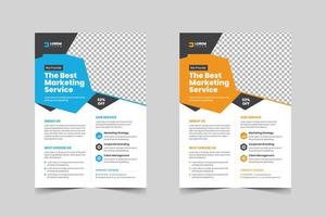 marketing flyer template design for a business proposal, corporate, advertisement, marketing, promotion vector