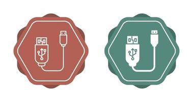 Usb Cable Vector Icon