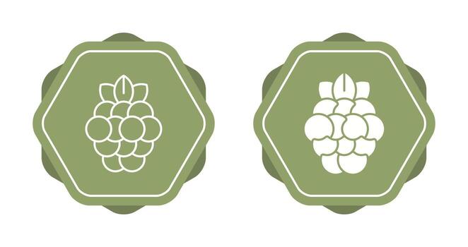 icono de vector de frambuesa