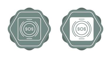 Emergency Button Vector Icon