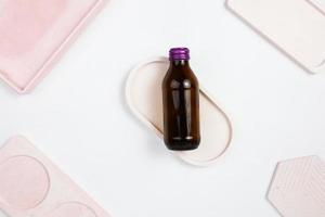 cute mockup bottle with try ping free photo