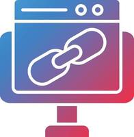 Vector Design Backlink Icon Style