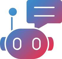 Vector Design Chat Bot Icon Style