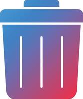 Vector Design Trash Bin Icon Style