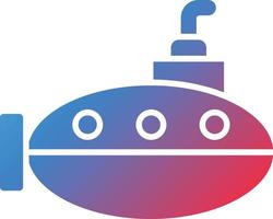 vector diseño submarino icono estilo