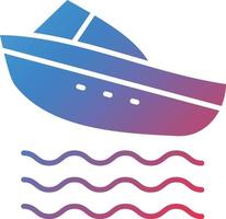 Vector Design Speed Boat Icon Style