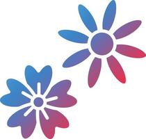 Vector Design Flowers Icon Style