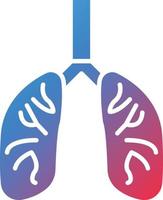 Vector Design Lungs Icon Style