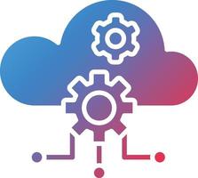 Vector Design Cloud Computing Icon Style