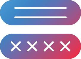 Vector Design Password Icon Style
