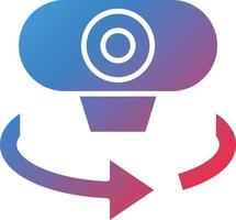 Vector Design 3d Camera Icon Style