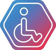 Vector Design Disabled Icon Style