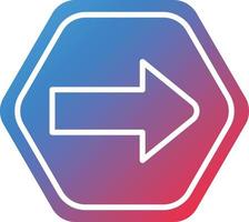 Vector Design One Way Icon Style