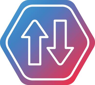Vector Design Two Way Icon Style