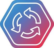Vector Design Roundabout Icon Style