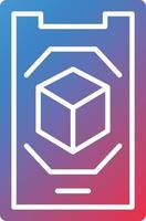 Vector Design Augmented Reality Icon Style