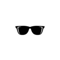 Sunglass logo icon silhouette isolated vector