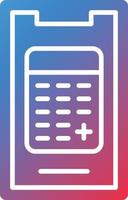 Vector Design Mobile Calculator Icon Style