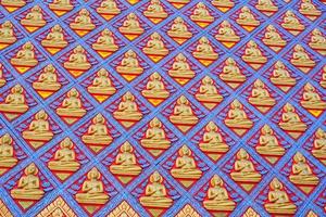 Buddha patterned wall photo