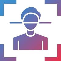 Vector Design Facial Recognition Icon Style