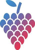 Vector Design Grapes Icon Style