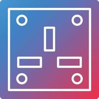 Vector Design Wall Socket Icon Style
