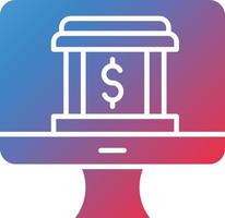 Vector Design Online Banking Icon Style