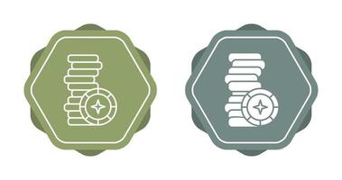 Poker Chips Vector Icon