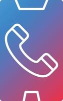 Vector Design Mobile Call Icon Style